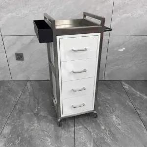 이동식 미용 츄레이 블랙 미용실 미용실트레이