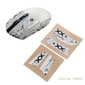 게이밍 마우스 논슬립 그립 테이프 사이드 스티커 땀  내구성 스킨 G102 G304 G305 용