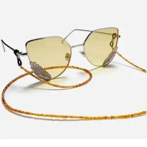 안경줄겸용 겸용줄 호박유리줄 옐로우안경줄겸용 옐로우 목걸이 (WFKHMM9)