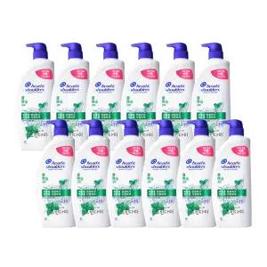 헤드앤숄더 두피토탈솔루션 쿨멘솔 샴푸 850ml x12개