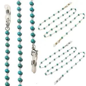 터키석 비즈 3타입 4mm 안경줄 마스크 스트랩 아이웨어 (WFKILJ9)