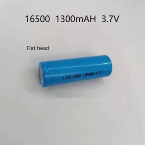 16500 리튬 이온 충전식 배터리  LED 손전등  디지털 장치  3.7V 1300mAh  로트당 2 개