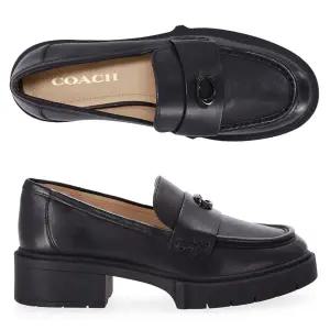 [코치] 시그니처 로고 CB990 BLK 코치 레아 로퍼 리아 로퍼 여성 구두