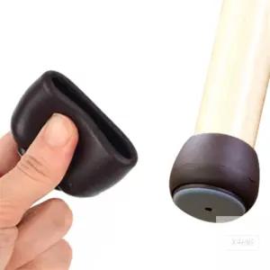 경희의마실 4P 갈색 원형 테프론 의자캡 식탁의자양말 식탁발받침