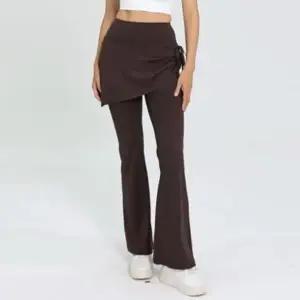 여성 힙커버 요가복 부츠컷 트레이닝 필라테스 팬츠 (WFKKIX2)