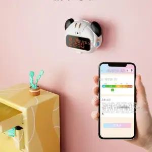 디지털 키재기 측정기 키재는기계 적외선 벽걸이 시계 초음파 다용도 측정