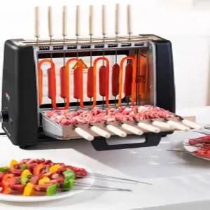 자동 가정용 닭 기계 훈제 양 업소용 회전 구이 꼬치 숯불