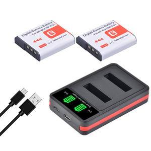 NP-BG1 1800mAh 충전식 NP 배터리 소니 DSC W300 W210 H70 HX5C T100용