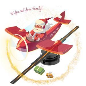 42CM Wifi 3D 홀로그램 프로젝터 팬 원격 제어 led 디스플레이 광고