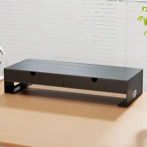 서랍형 철제 모니터 수납 노트북 선반 데스크탑 받침대