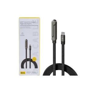 240W 초고속충전 케이블 1.5M 거치대겸용 CtoC타입 PD 90도 L자형 꺾임 국내발송