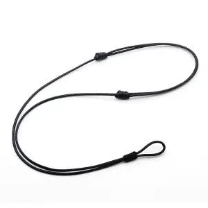 가죽 목걸이 끈 펜던트 반지 DIY 블랙 줄 꼬임 공예