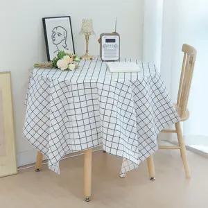 양면 방수 식탁보 화이트체크 140x180 매트 주방 인테리어 부엌 꾸미기 예쁜