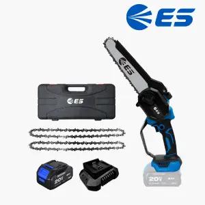 ES산업 EL920CHS 충전 체인톱 8인치 (20cm) 20V 4.0AH 세트 날포함