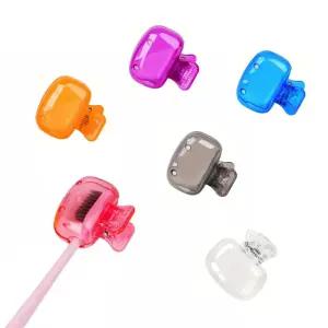 집게형 칫솔 커버 캡 케이스 휴대용 여행용 뚜껑 모