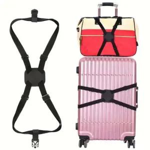 가방고정 벨트 수화물 스트랩 캐리어 고정용품 십자형