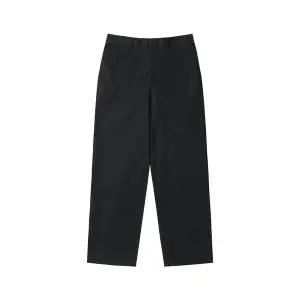 [커스텀멜로우](강남점) 블랙 스트레이트핏 코튼 팬츠 C9PAW24732BKX