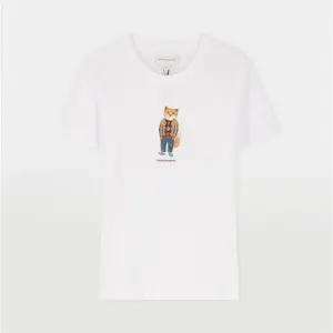 메종키츠네 드레스드 폭스 반팔 티셔츠 LW00112KJ0008 P100