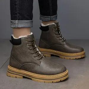 [라일리] Rly 남성 하이컷 견고한 도톰한 기모안감 겨울 방한