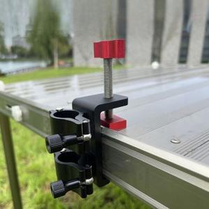 낚시 거치대 좌대 클램프 받침대 지지 우산꽂이 프레임 홀더 그늘막 파라솔 블랙