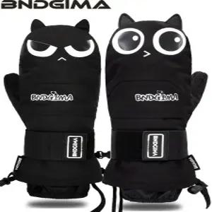 BNDGIMA 보드장갑 스키 장갑 남성 및 여성 방수 스노우 보드  손목가드