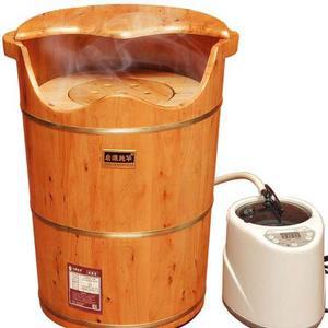 훈증 족욕통 스팀 원목 대야 안마 높이 기본 바구니 커버