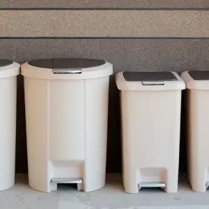 분리수거함 휴지통 원터치 대용량 투버튼 리스토 1p 업소용 50L 45L쓰레기통