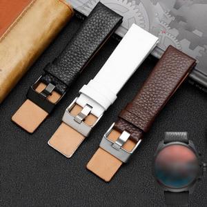 가죽 시계 밴드 22 24mm 26mm 27 28 30mm 리치 그레인 스트랩 디젤 시계 밴드 DZ7256 DZ4344 DZ1657 DZ120