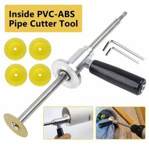PVC 파이프 커터용 내부 다이아몬드 그릿 절단 휠과 핸들이 있는 스테인리스 스틸 배관 도구