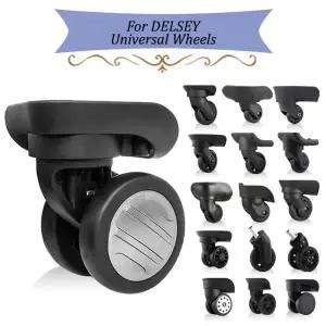 캐리어바퀴 수화물 휠 Delsey Suitcase 범용 수하물 액세서리 트롤리 교체 수리용 예비 부품