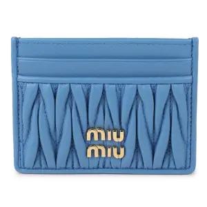 라프리마 미우미우 마테라쎄 나파 가죽 카드 홀더 5MC076-AFPP-F0V98