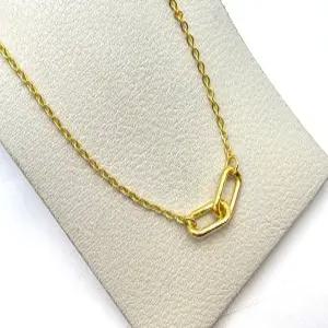 24K 순금 3돈 보일드 목걸이(18K 연결고리 장식)