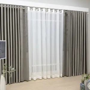 디벨라 암막커튼+고주파코디+화이트코디+커튼봉(중형)