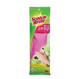 3M 205OUA40 스카치브라이트 5410 황토숯 고무장갑 (중)