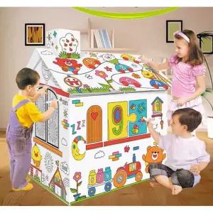 종이 집 만들기 대형 실내 종이집 DIY 종이 집