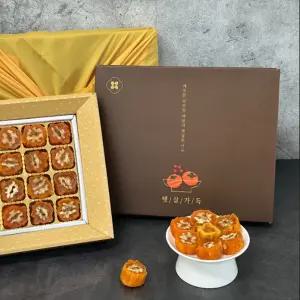 프리미엄 영동 호두말이 곶감 설 명절 고급 선물용 선물세트 20구(330g내외) + 보자기포함