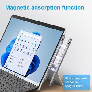 마이크로 소프트 서피스 4096 스타일러스 펜, 압력 감도 USB-C 충전 마그네틱 부착, 프로 8, 7, 6, 5, 4, 3, X, 노트북, Go