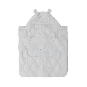 케라타 유모차 아기띠 망토 워머 방한 커버 화이트