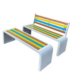 야외 벤치 관공서 학교 철제 운동장 펜션 평벤치 등받이 의자 긴 공원