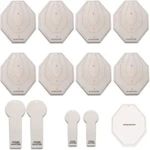 IPSC 훈련용 건식 사격 표적 - 고무총 및 총용 2mm 나사 장거리 시뮬레이션 미니