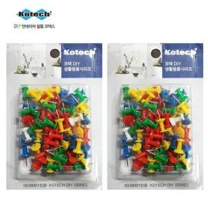 사무용 압정 게시판 컬러압정 문구사무용품 DIY 고정용품 WFJYRLW