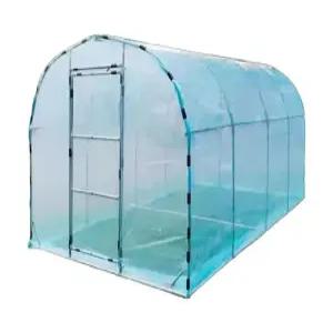 조립식 소형 텃밭 온실 다육이 x 지퍼형 비닐하우스 3m 간이 베란다 이동식 옥상 창고