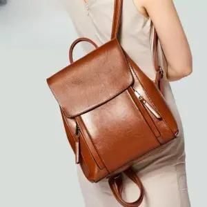 여성 가죽 백팩 소가죽 배낭 직장인 숄더백 사첼백팩