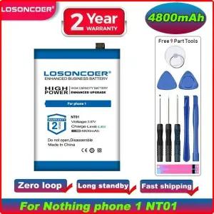 LOSONCOER 4800mAh For Nothing Phone 1 Phone1 NT01 배터리