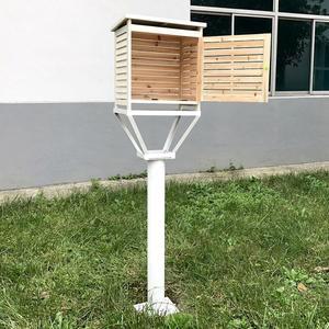 학교 백엽상 기상대 날씨 기후 습도계 상자 루버 관측소