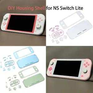 닌텐도 스위치 라이트 케이스 수리용 하우징 쉘 전면 후면 플레이트 쉘 게임 콘솔 교체 부품