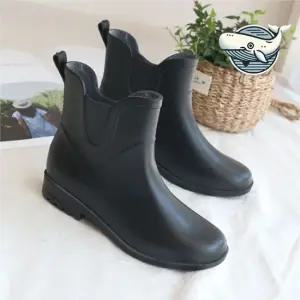 작업용 방수 앵클 레인 부츠 주방 신발 여자가을신발 앵글부추 발목부츠 발편한부츠