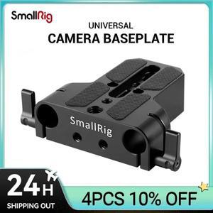 SmallRig 범용 DSLR 카메라 베이스 플레이트 15mm 로드 레일 클램프 포함  A6500  GH5 케이지