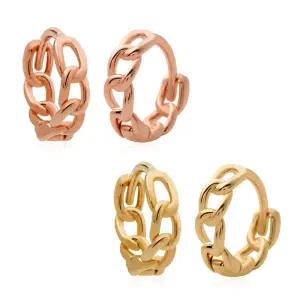 (무료배송) 14K 골드필드 시크체인 귀걸이