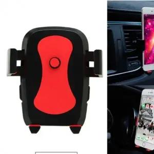 (원터치 송퓽구 거치대 01. 블랙)차량용 핸드폰 거치대 자동차 원터치 송풍구 거치대